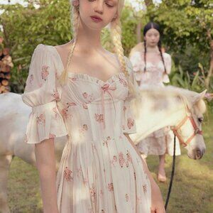 Lacemade Rose's Smile Corset Dress - Discontinued Pattern/Color!